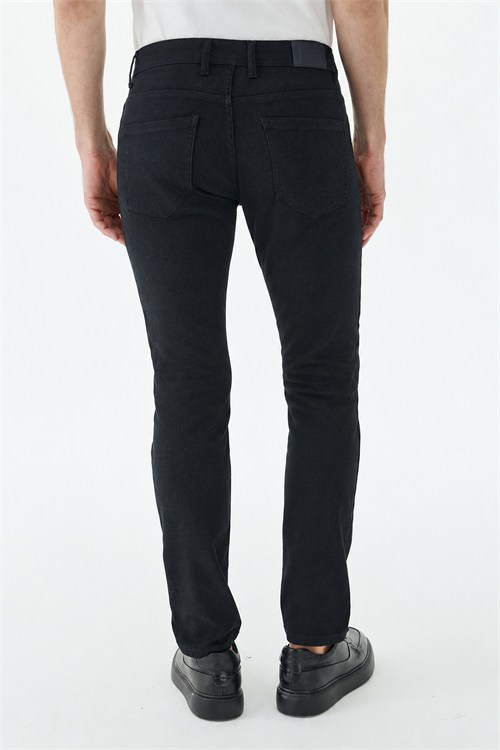 Lacivert Comfort Fit 5 Cep Kanvas Pantolon