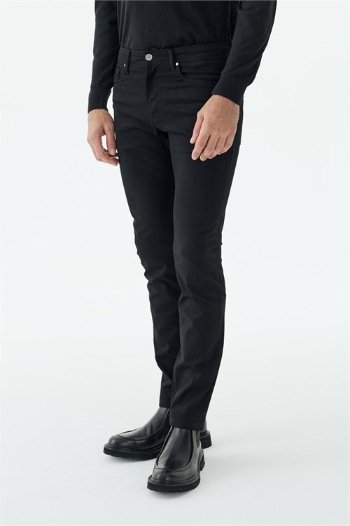 Siyah Comfort Fit Spor Pantolon 