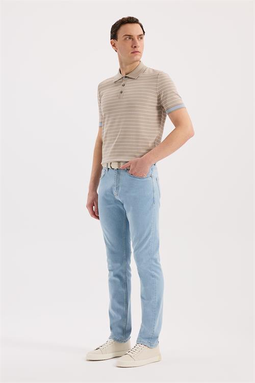 Mavi Slim Fit 5 Cep Esnek Jean Kot Pantolon