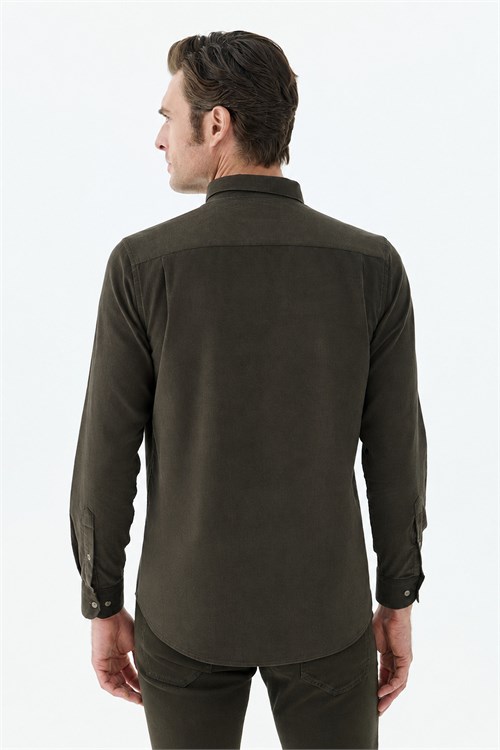 Haki Comfort Fit Spor 5 cep Pantolon