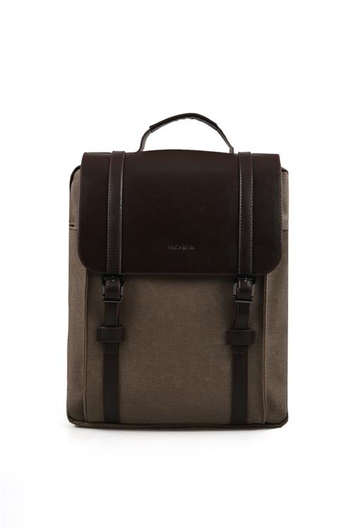 Bej Casual Tokalı Sırt Çantası