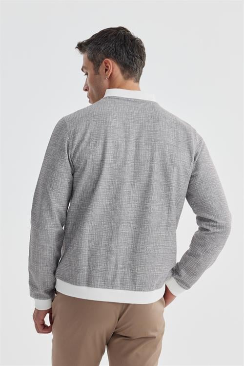 Vizon Slim Fit Pamuklu Kolej Mevsimlik Mont