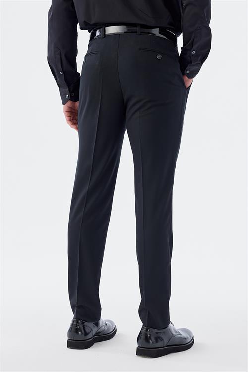 Rahat Kalıp - Comfort Fit Bedenli Pantolon-Jakamen  Yan Cep  Bedenli