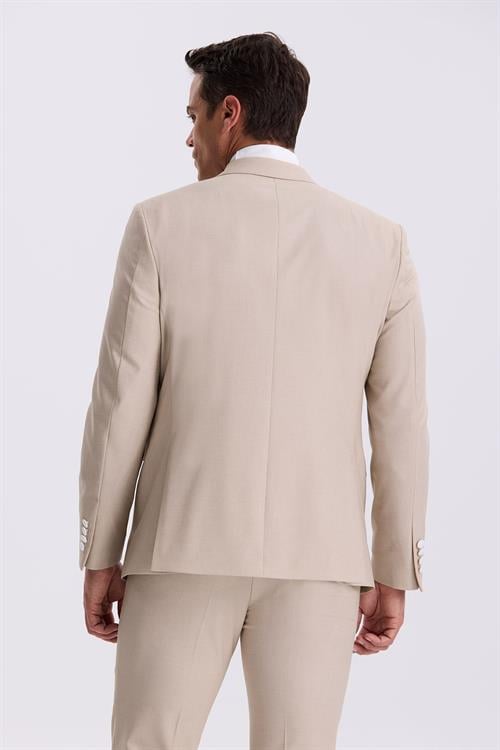 Vizon Slim Fit Kırlangıç Yaka Yelekli Smokin Damatlık Takım Elbise