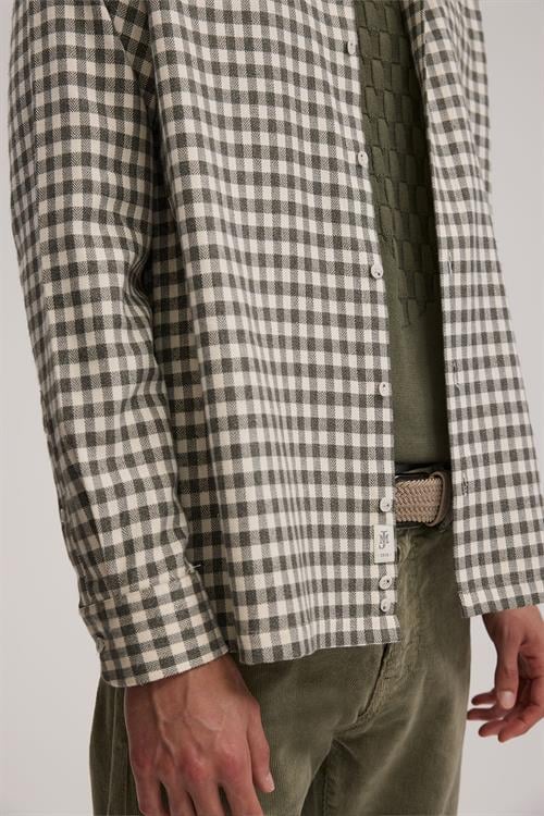 Haki Klasik Kalıp - Classic Gömlek Klasik Yaka