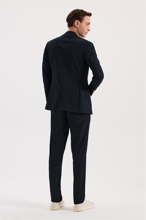 Lacivert Rahat Kalıp - Comfort Fit Pantolon Spor JOGGER