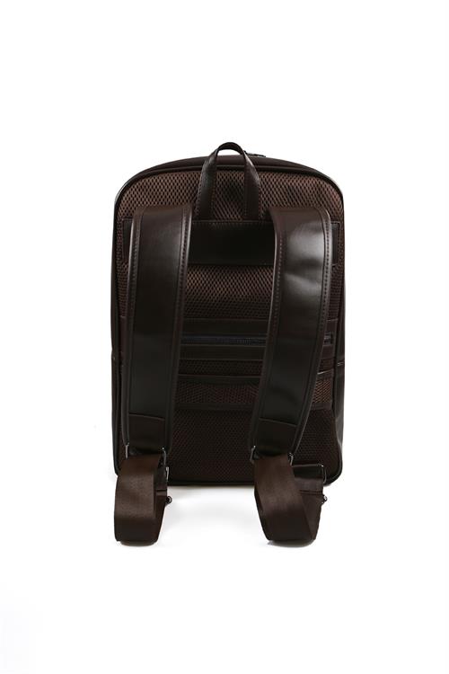 Kahve Casual Fermuarlı Sırt Çantası