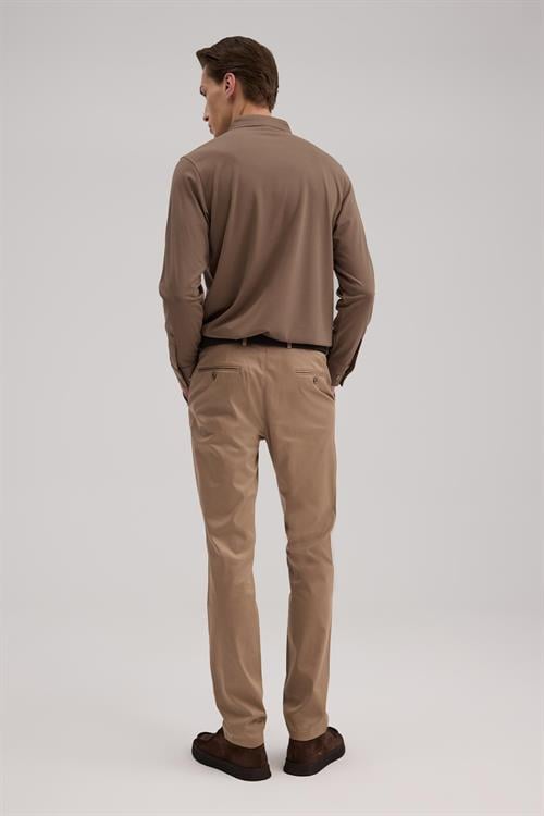 Taba Comfort Fit Yan Cep Kanvas Pantolon