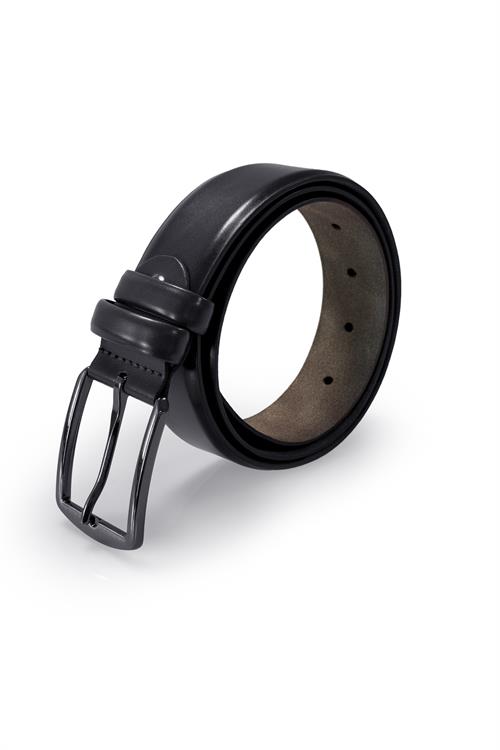 Siyah Klasik Kalıp - Classic Kemer Suni Deri