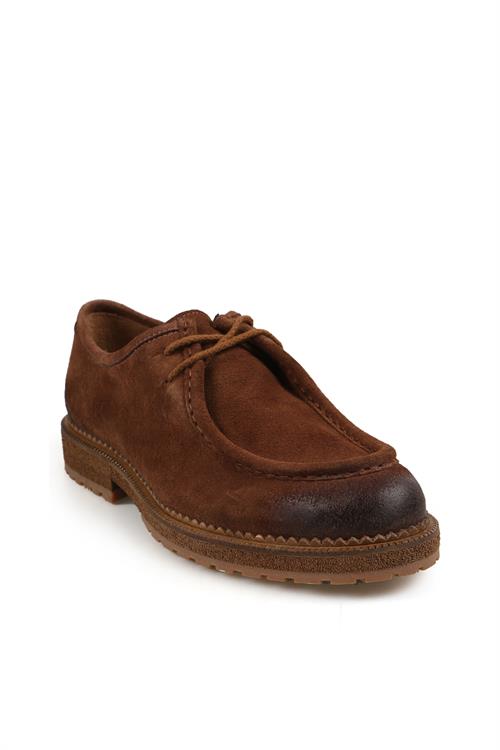 Süet Taba %100 Deri Oxford Eva Taban Casual Ayakkabı
