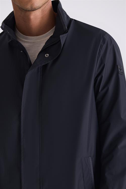 Siyah Regular Fit  Hakim Yaka Mont 