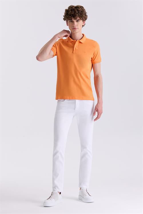 Oranj Slim Fit Polo Yaka T-Shirt