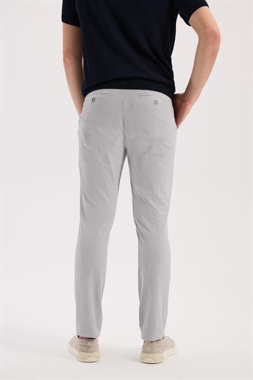 Gri Rahat Kalıp - Comfort Fit Pantolon Spor Lastikli