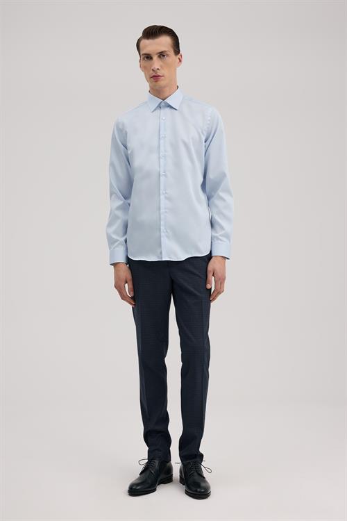 Mavi Comfort Fit %100 Pamuk Ütü Gerektirmeyen Non İron Gömlek