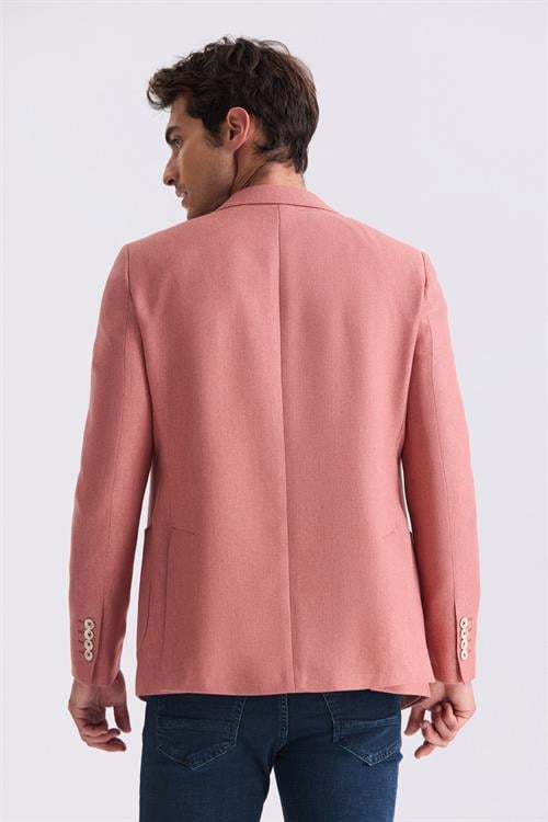 Yavru Ağzı Slim Fit Sivri Yaka Yazlık Spor Ceket