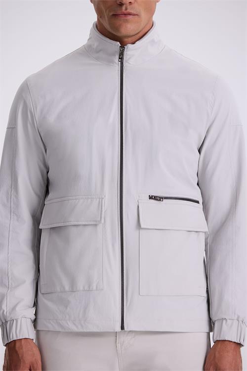 Taş Comfort Fit Dik Yaka Mevsimlik Mont