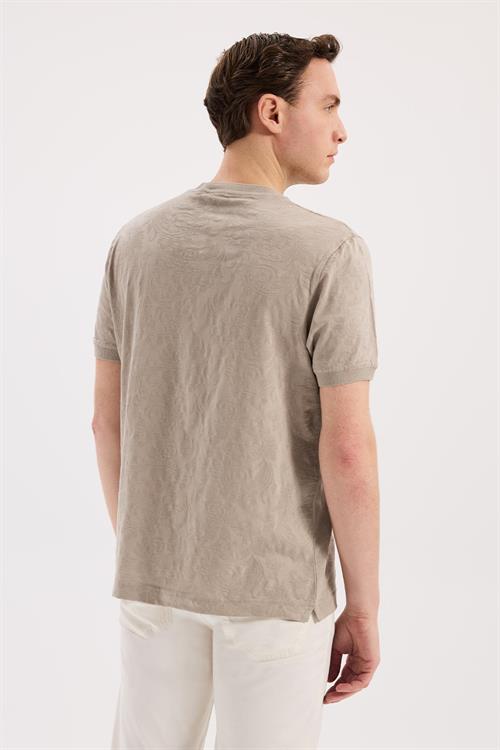 Dar Kalıp - Slim Fit T-Shirt Bisiklet Yaka