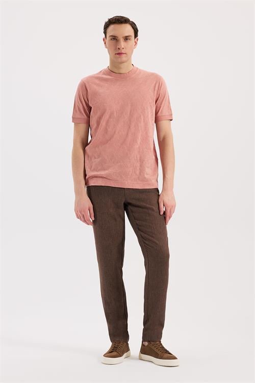 Dar Kalıp - Slim Fit T-Shirt Bisiklet Yaka