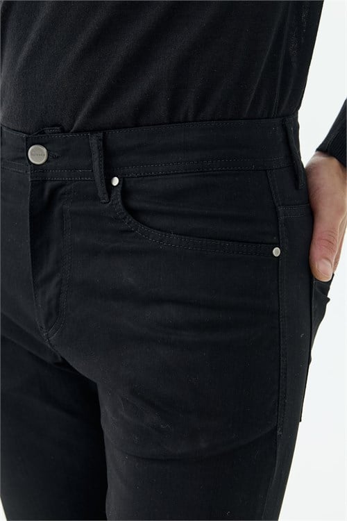Siyah Comfort Fit Spor Pantolon 