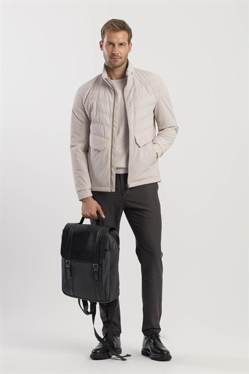 Siyah Casual Tokalı Sırt Çantası