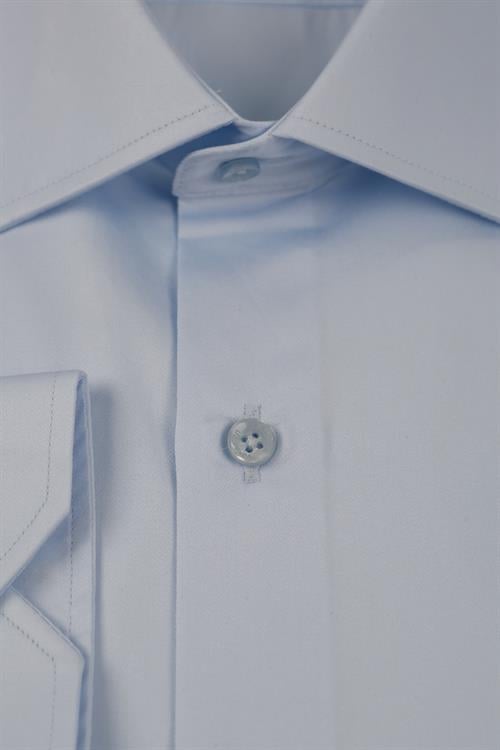 Mavi Slim Fit Basic Düğmeli %100 Pamuk Gömlek