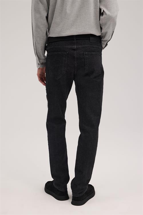 Antrasit Dar Kalıp - Slim Fit Kot Pantolon 5 Cep