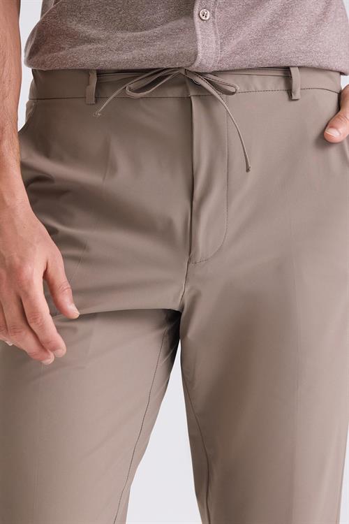 Vizon Comfort Fit Beli Lastikli Jogger Pantolon