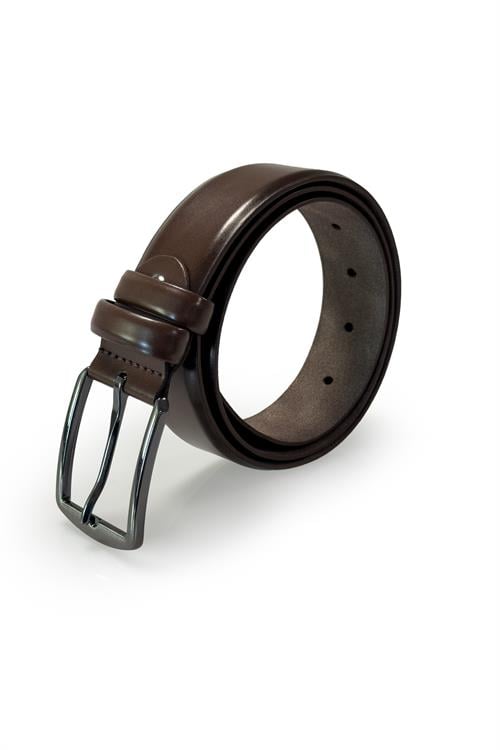 Kahve Klasik Kalıp - Classic Kemer Suni Deri