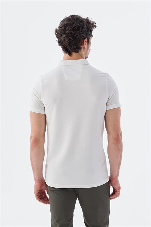 Dar Kalıp - Slim Fit Serili T-Shirt-Jakamen  Fermuarlı  Serili