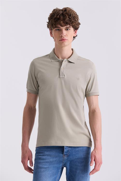 Cağla Slim Fit Polo Yaka T-Shirt