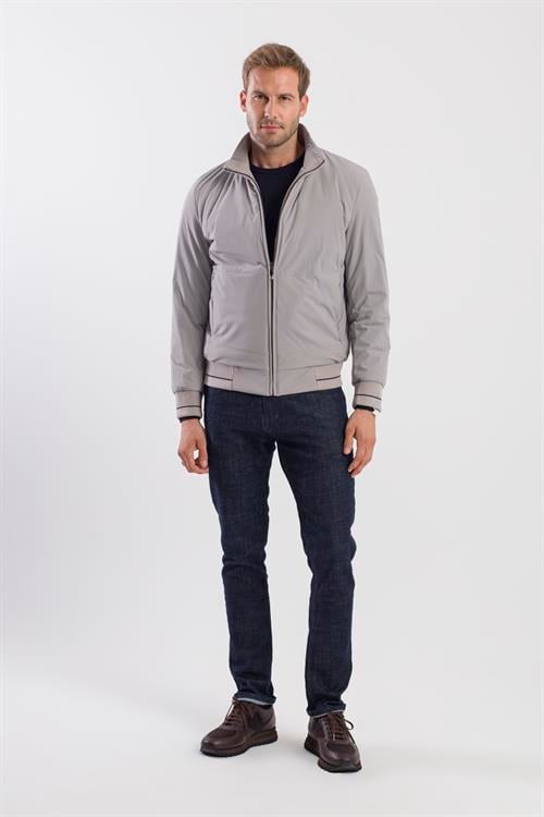 Taş Comfort Fit Dik Yaka Mont