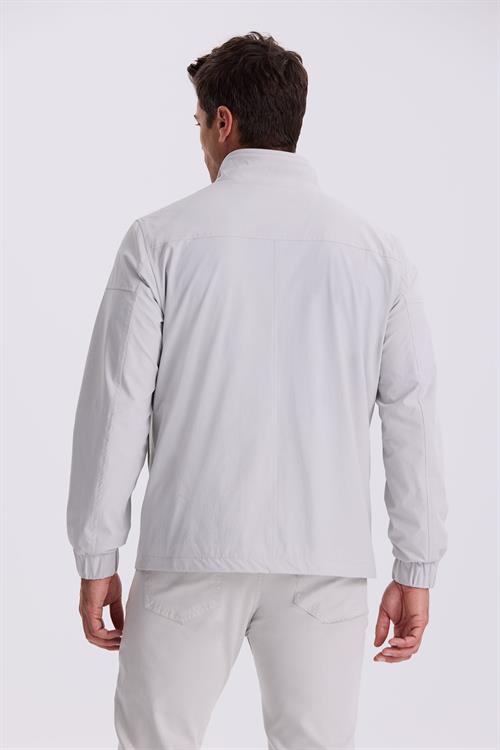 Taş Comfort Fit Dik Yaka Mevsimlik Mont