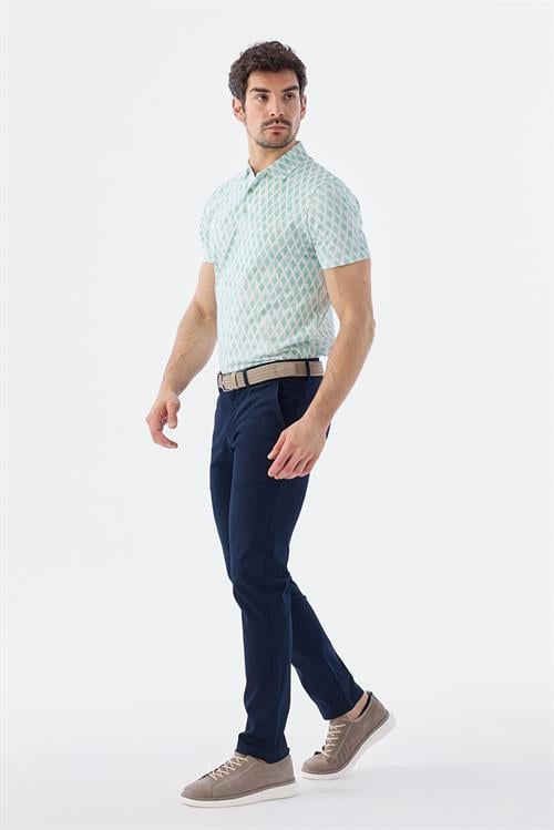 Ekstra Dar Kalıp - Extra Slim Fit Serili Pantolon Spor-Jakamen  Yan Cep  Serili