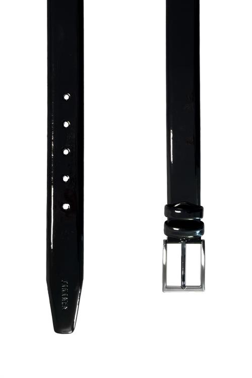 Siyah Klasik Kalıp - Classic Kemer Suni Deri