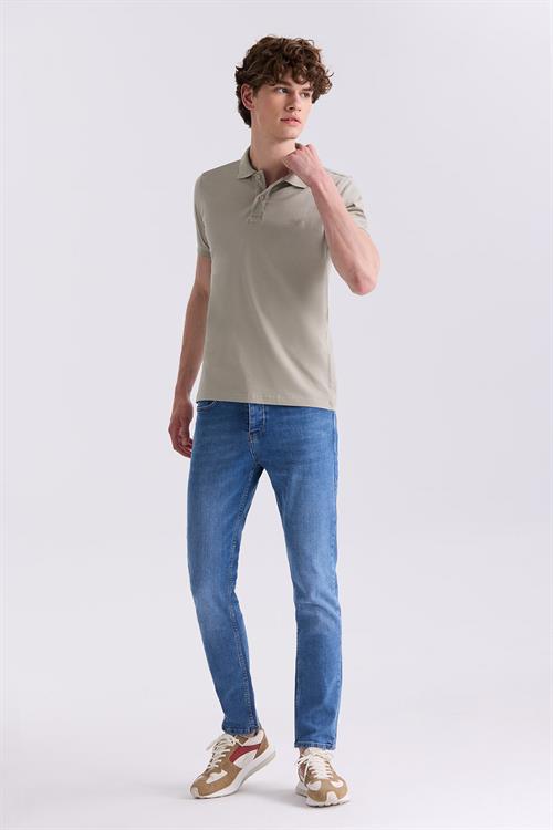 Cağla Slim Fit Polo Yaka T-Shirt