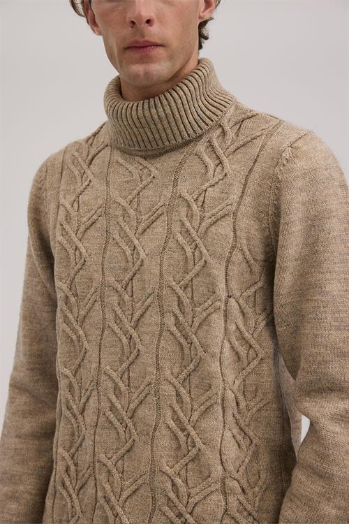 Dar Kalıp - Slim Fit Triko Tam Balıkcı Yaka