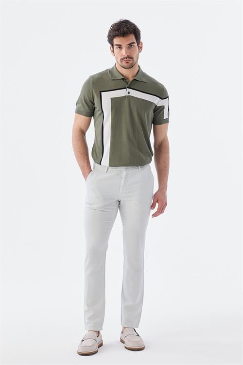 Rahat Kalıp - Comfort Fit Serili Pantolon Spor-Jakamen  Yan Cep  Serili