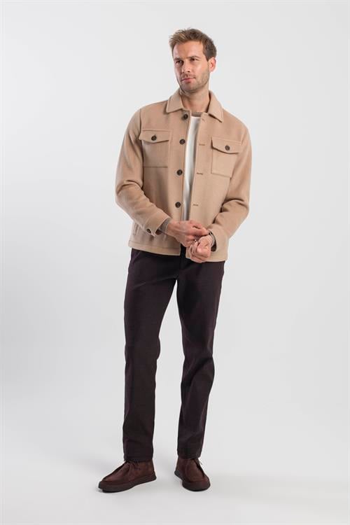 Taba Comfort Fit Bebe Yaka Yünlü Mont