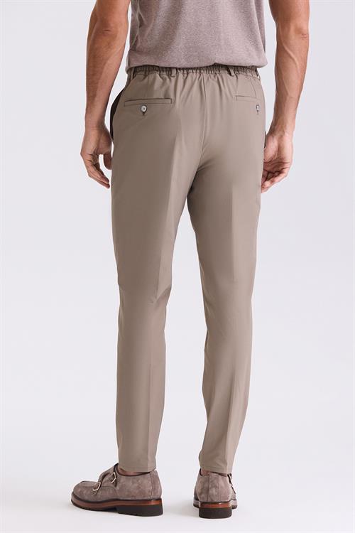 Vizon Comfort Fit Beli Lastikli Jogger Pantolon