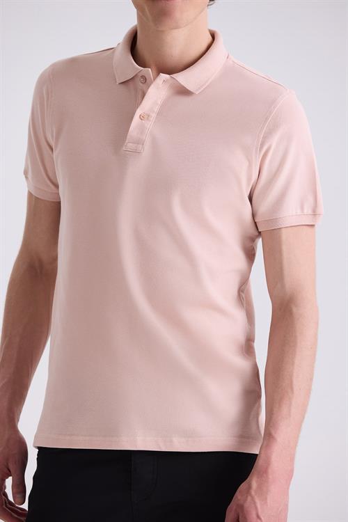 Pudra Slim Fit Polo Yaka T-Shirt