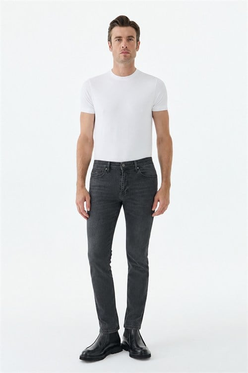 Antrasit Comfort Fit Kot Pantolon