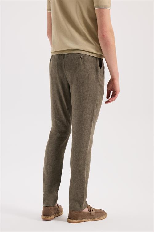 Haki Rahat Kalıp - Comfort Fit Pantolon Spor Lastikli