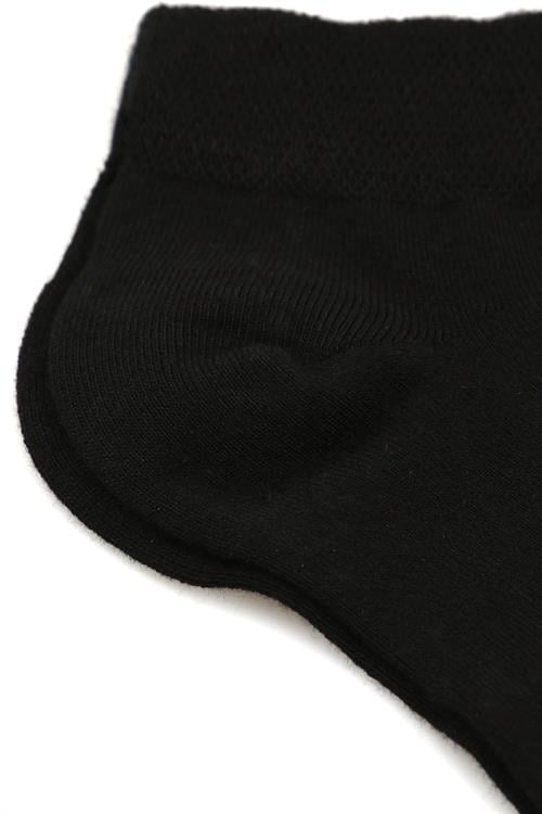 Siyah Bambu Bilek Patik Çorap