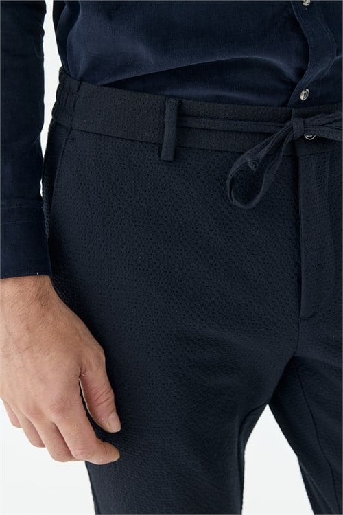 Lacivert Comfort Fit Esnek Spor Pantolon