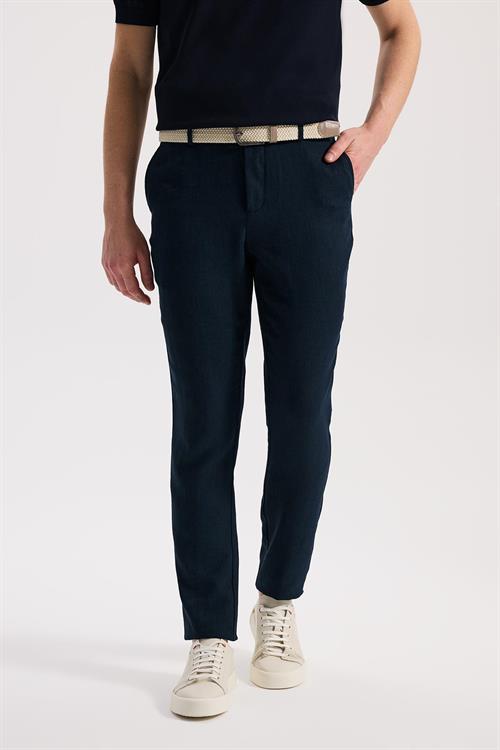 Lacivert Rahat Kalıp - Comfort Fit Pantolon Spor Lastikli