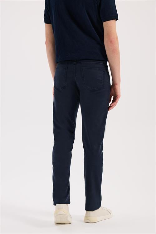 Lacivert Slim Fit 5 Cep Spor Pantolon