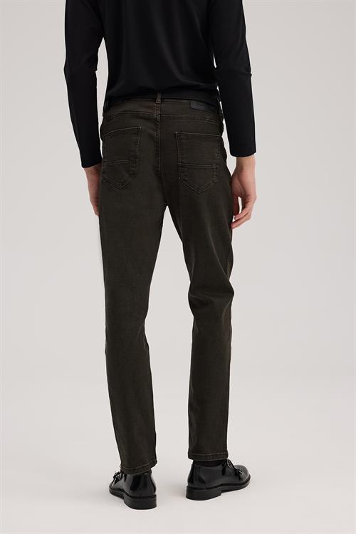 Haki Slim Fit Jean Kot Pantolon