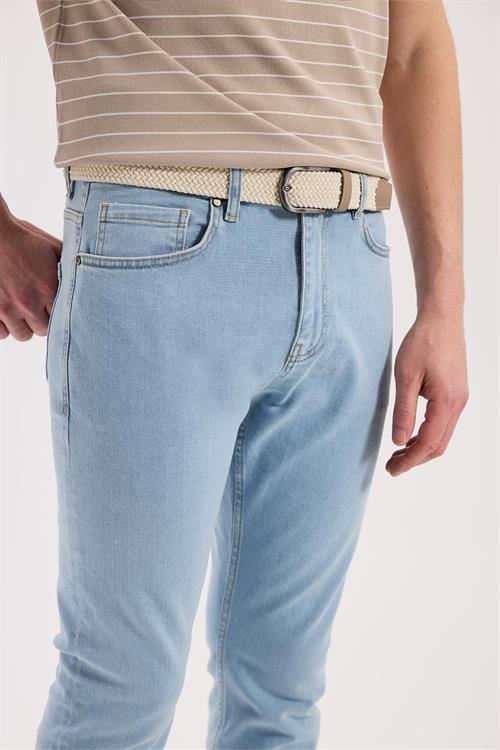 Mavi Slim Fit 5 Cep Esnek Jean Kot Pantolon