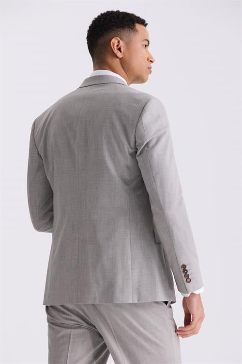 Vizon Klasik Fit Sivri Yaka Yünlü Takım Elbise