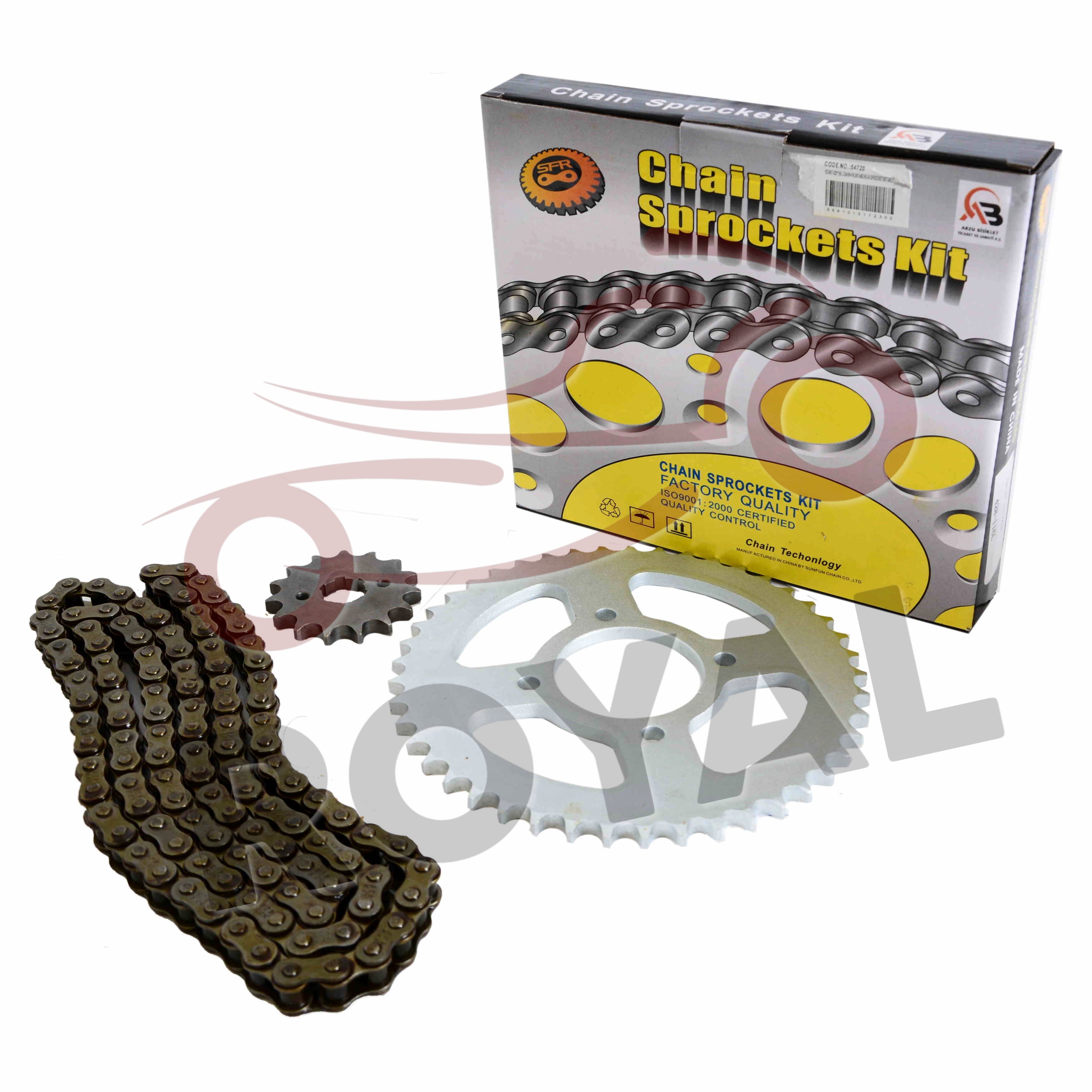 15T/38T 428*116 L ZİNCİR DİŞLİ SET DRIFT - SFR ✔️